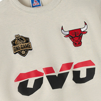 Chicago Bulls OVO x NBA Fleece Sweatshirt - Natural cheap