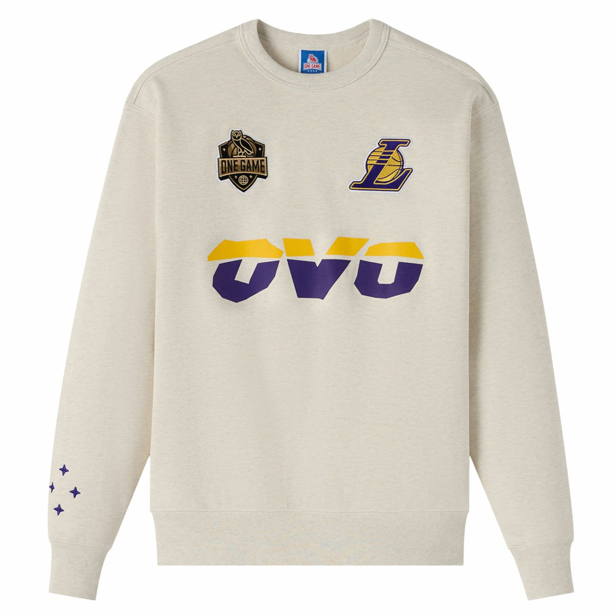 Los Angeles Lakers OVO x NBA Fleece Sweatshirt - Natural shop