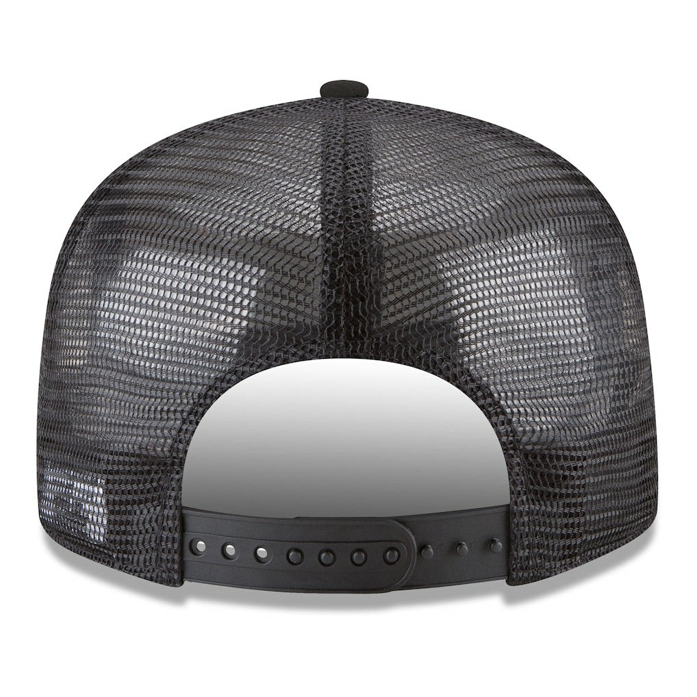 San Antonio Spurs Core Logo Meshback 9FIFTY Snapback Hat - Black | New Era for sale
