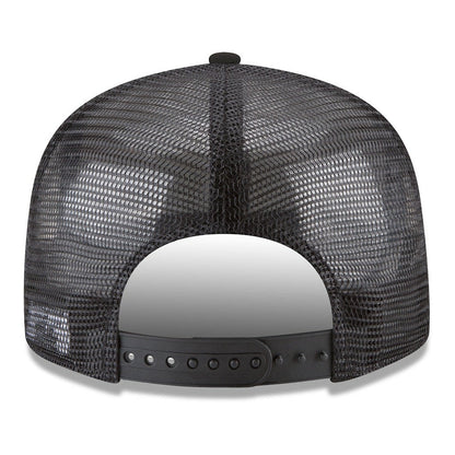 Chicago Bulls Core Logo Meshback 9FIFTY Snapback Hat - Black | New Era shop