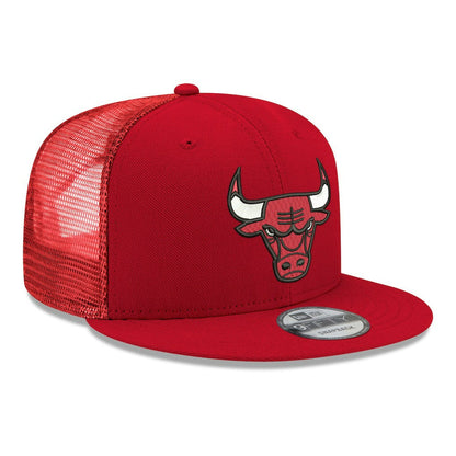 Chicago Bulls Core Logo Meshback 9FIFTY Snapback Hat - Red | New Era cheap
