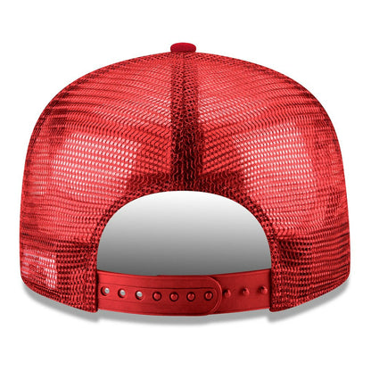 Chicago Bulls Core Logo Meshback 9FIFTY Snapback Hat - Red | New Era cheap