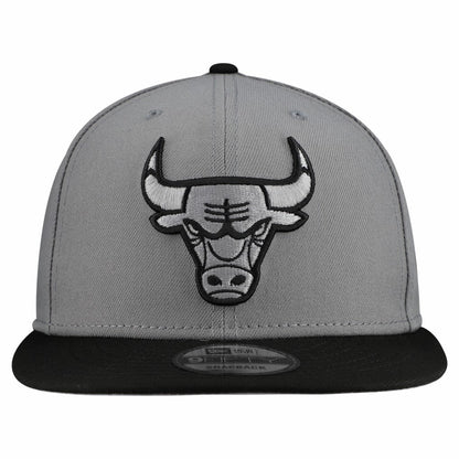 Chicago Bulls Core Logo Storm Gray Two-Tone 9FIFTY Snapback Hat - Gray | New Era on sale