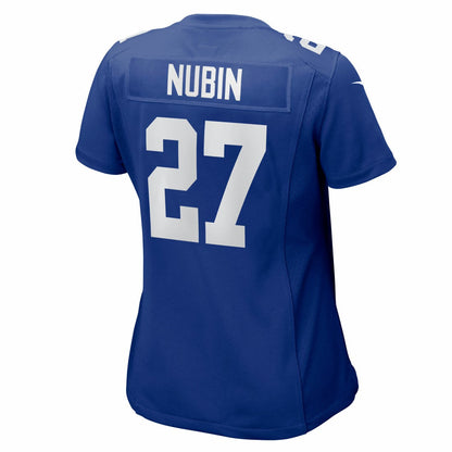 Tyler Nubin New York Giants Women's Team Game Jersey - Royal | Nike for sale
