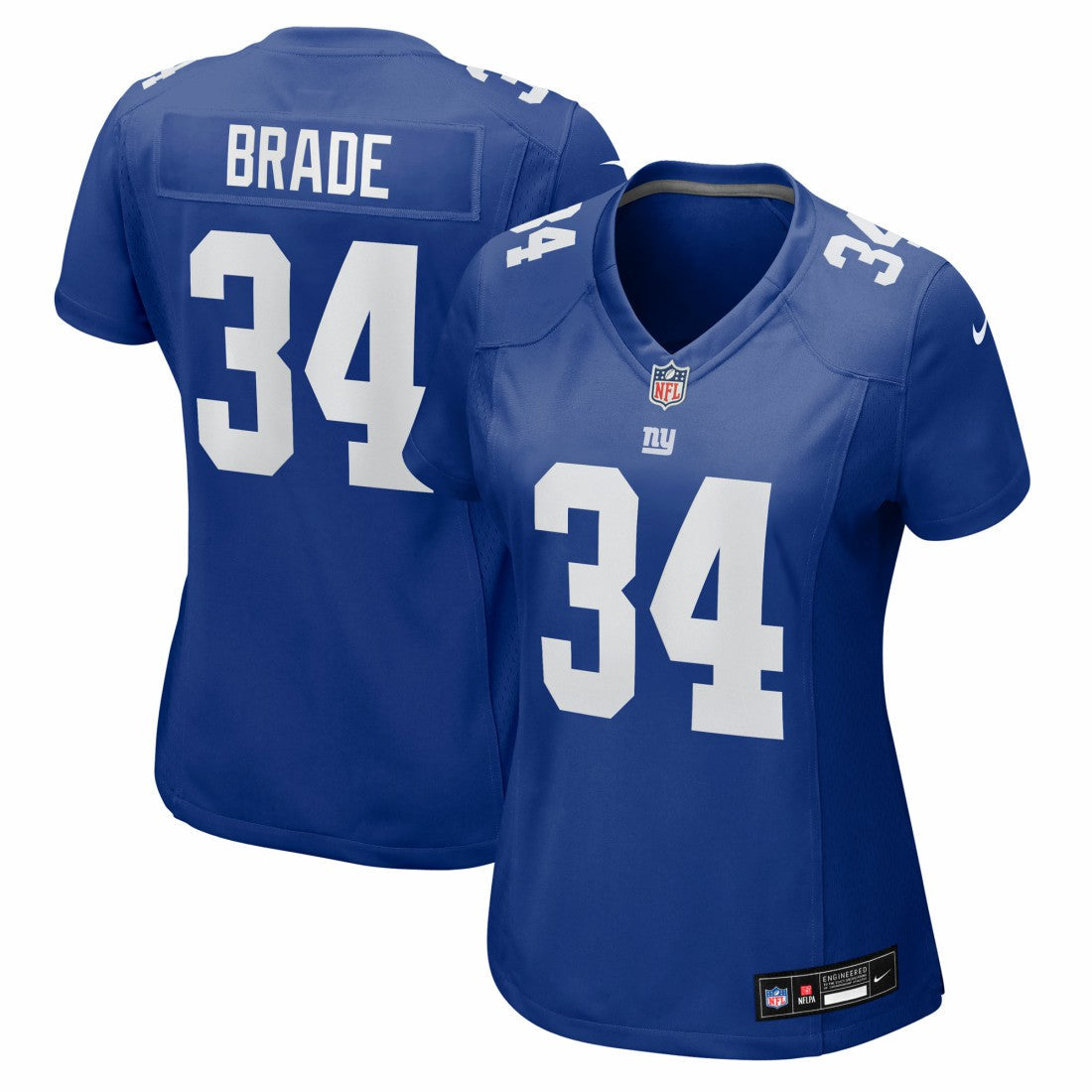 Beau Brade New York Giants Women's Team Game Jersey - Royal | Nike online