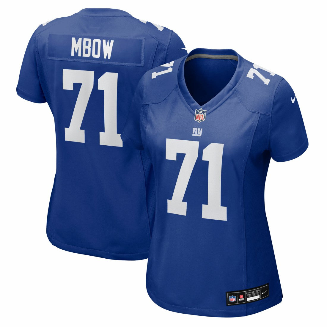 Marcus Mbow New York Giants Women's Team Game Jersey - Royal | Nike outlet
