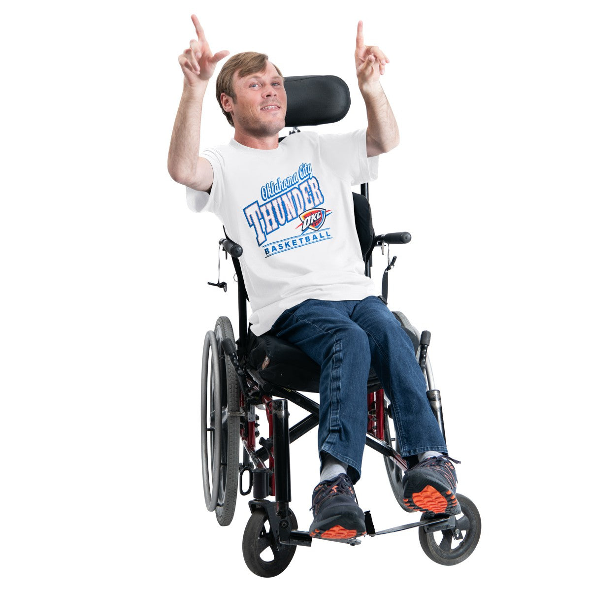 Oklahoma City Thunder G-III Sports by Carl Banks Adaptive Headliner T-Shirt - White on sale