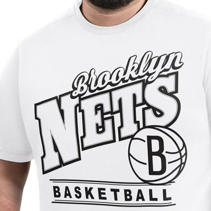 Brooklyn Nets G-III Sports by Carl Banks Adaptive Headliner T-Shirt - White cheap