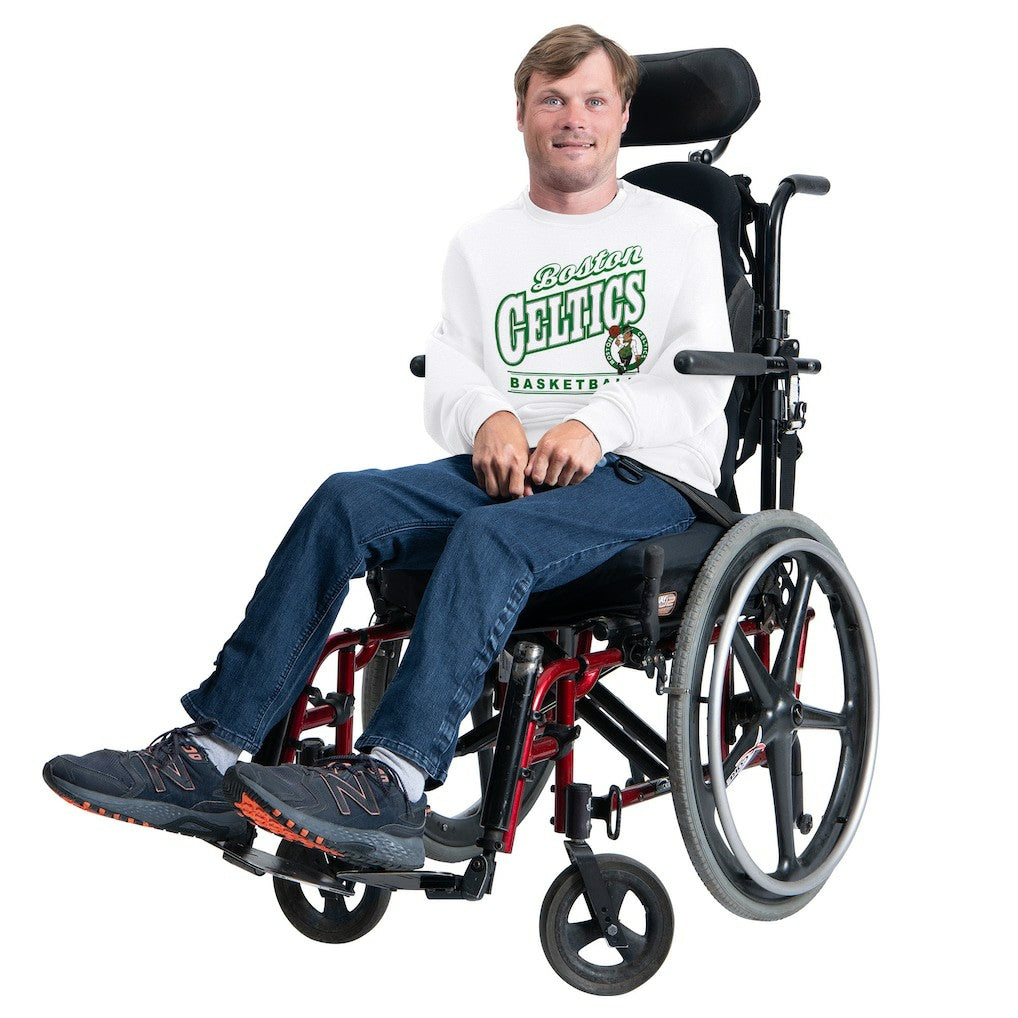 Boston Celtics G-III Sports by Carl Banks Adaptive Headliner Fleece Crewneck Sweatshirt - White online