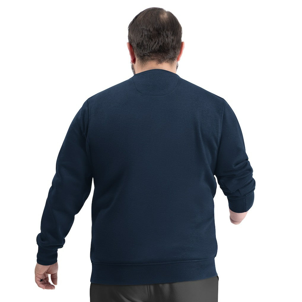 New Orleans Pelicans G-III Sports by Carl Banks Adaptive Headliner Fleece Crewneck Sweatshirt - Navy outlet