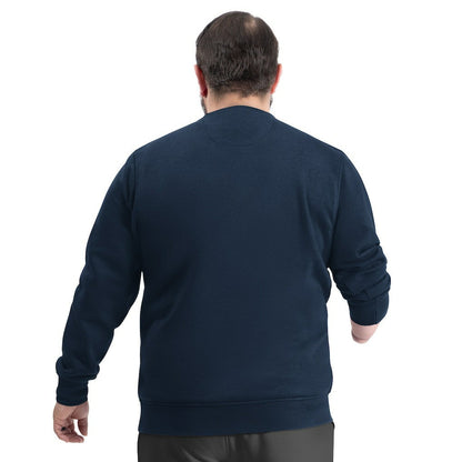 New Orleans Pelicans G-III Sports by Carl Banks Adaptive Headliner Fleece Crewneck Sweatshirt - Navy outlet
