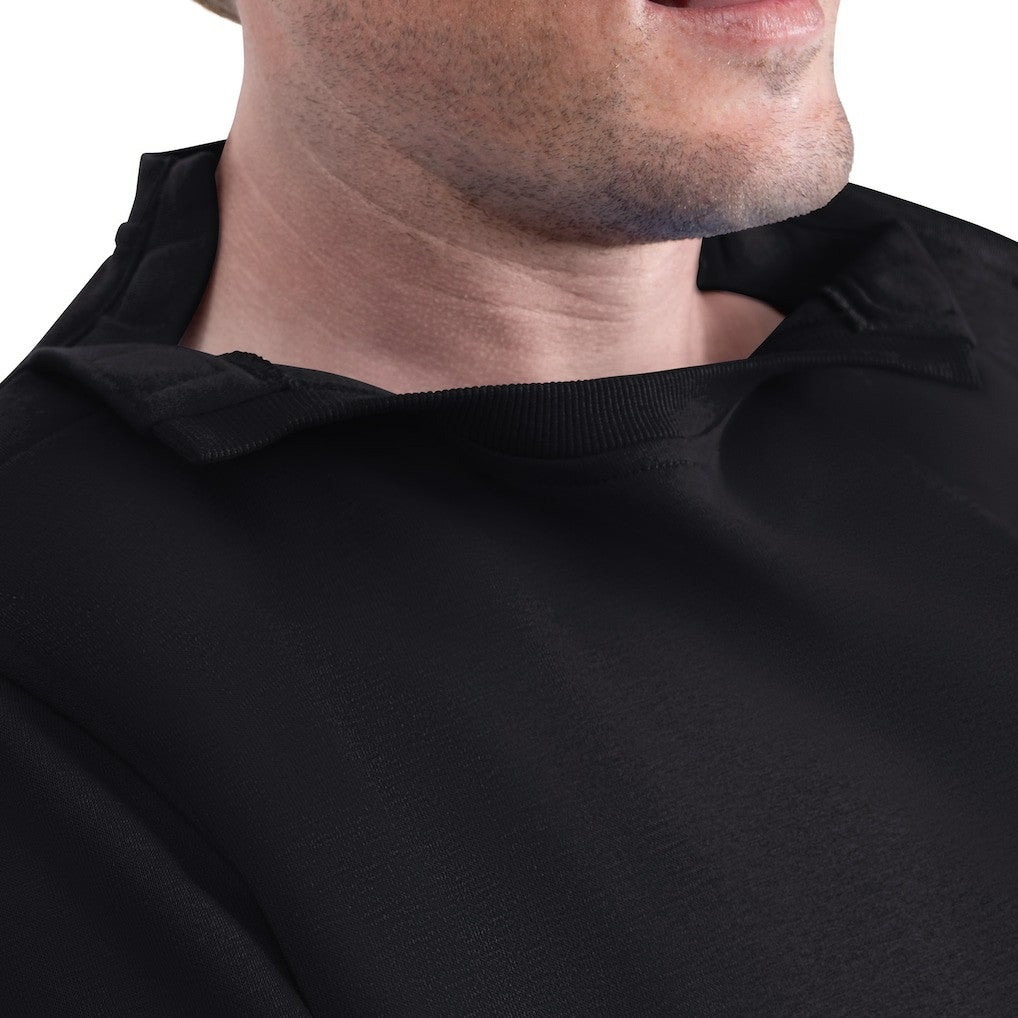 Chicago Bulls G-III Sports by Carl Banks Adaptive Headliner Fleece Crewneck Sweatshirt sale - Black on sale
