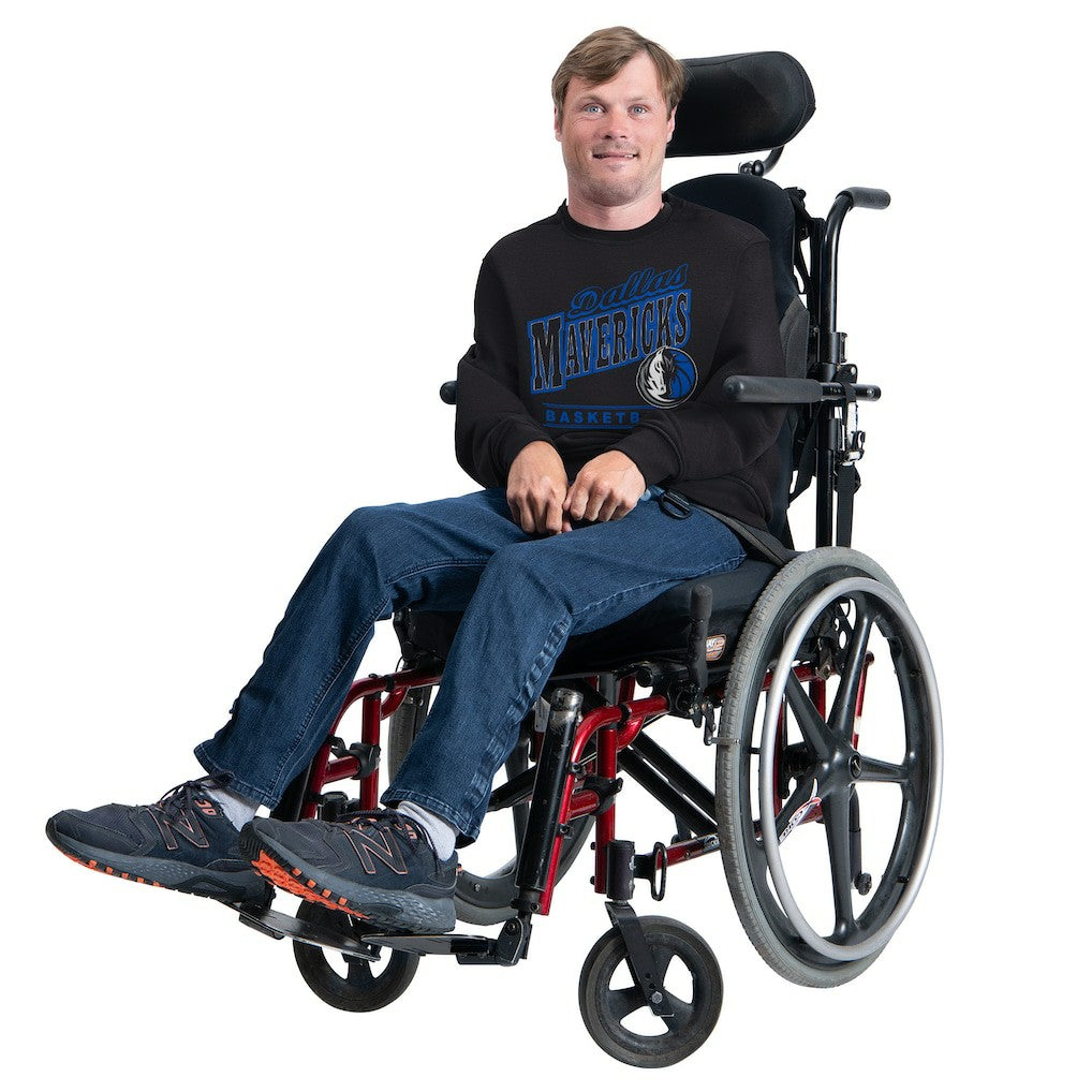 Dallas Mavericks G-III Sports by Carl Banks Adaptive Headliner Fleece Crewneck Sweatshirt sale - Black outlet