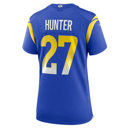 Jarquez Hunter Los Angeles Rams Women's Team Game Jersey - Royal | Nike for sale