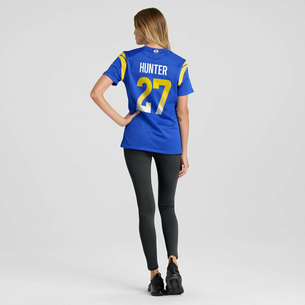 Jarquez Hunter Los Angeles Rams Women's Team Game Jersey - Royal | Nike for sale
