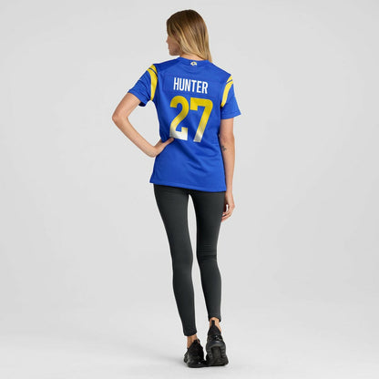 Jarquez Hunter Los Angeles Rams Women's Team Game Jersey - Royal | Nike for sale