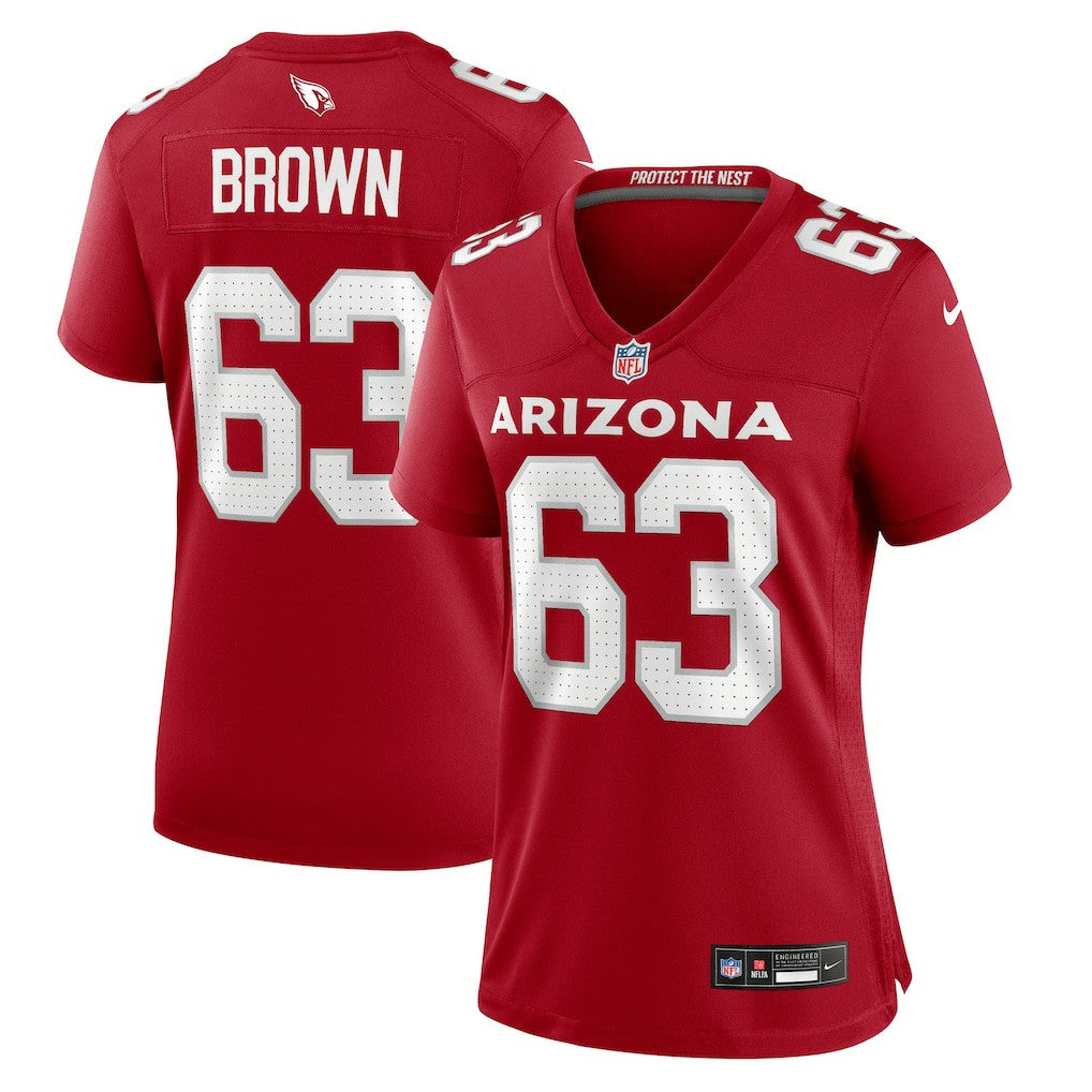 Evan Brown Arizona Cardinals Women's Team Game Jersey - Cardinal | Nike cheap