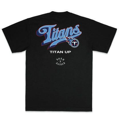 Tennessee Titans Born x Raised Unisex Pro Script T-Shirt - Black sale