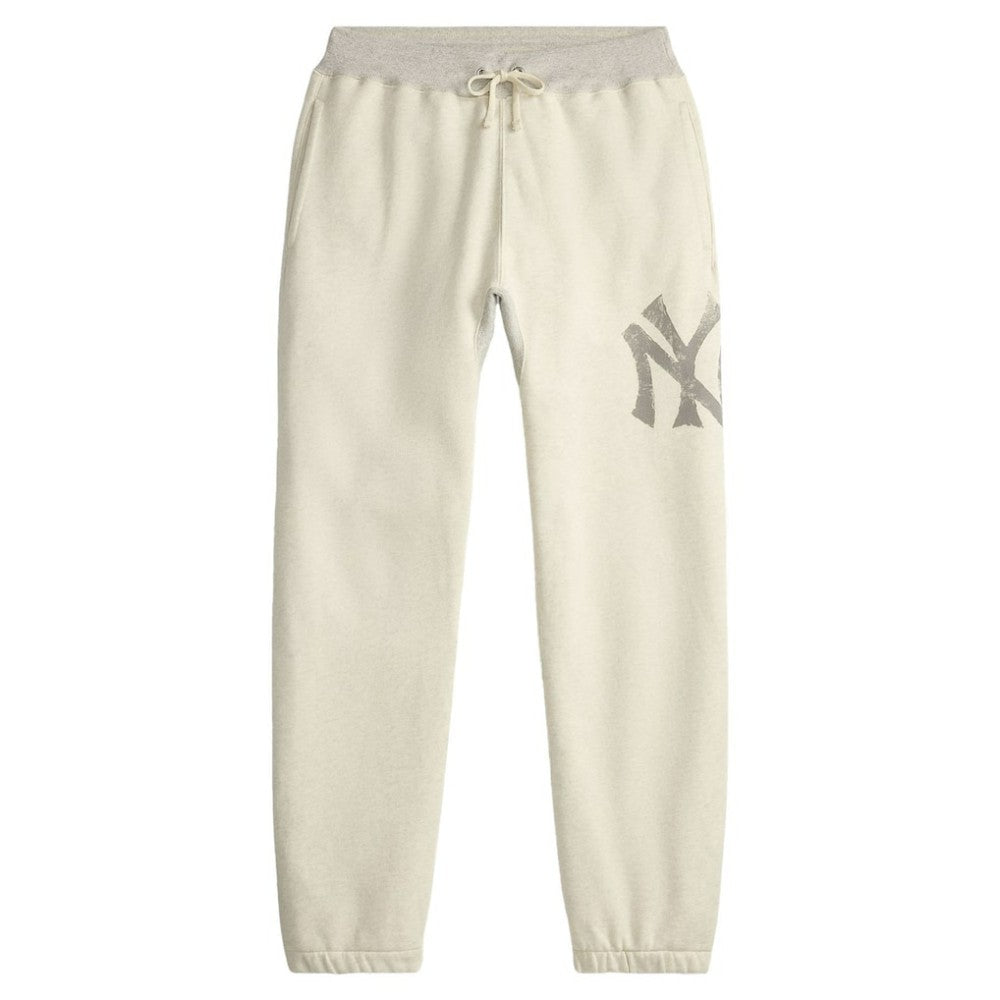 Yankees Polo Ralph Lauren Vintage Fleece Sweatpants - Cream