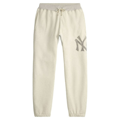 Yankees Polo Ralph Lauren Vintage Fleece Sweatpants - Cream