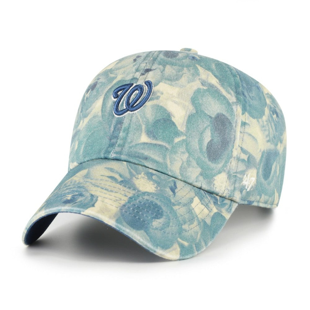 Washington Nationals Women's Gardenia Clean Up Adjustable Hat - Blue | 47 brand