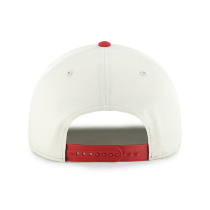 Washington Nationals Youth Frame Out Hitch Adjustable Hat - Natural/Red | 47 brand
