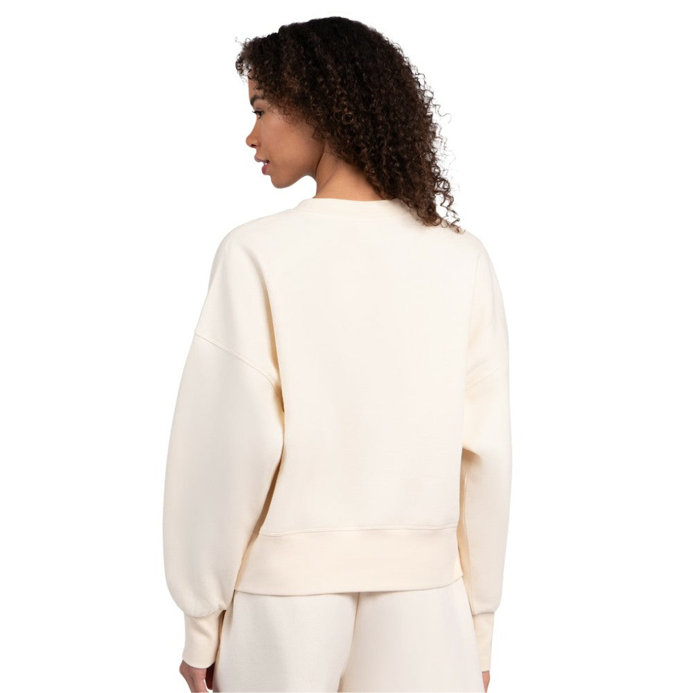 San Francisco Giants Starter Women's Pastels Boxy Fleece Sweatshirt - Cream