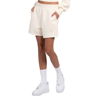 Colorado Rockies Starter Women's Pastel High Waisted Shorts - Cream