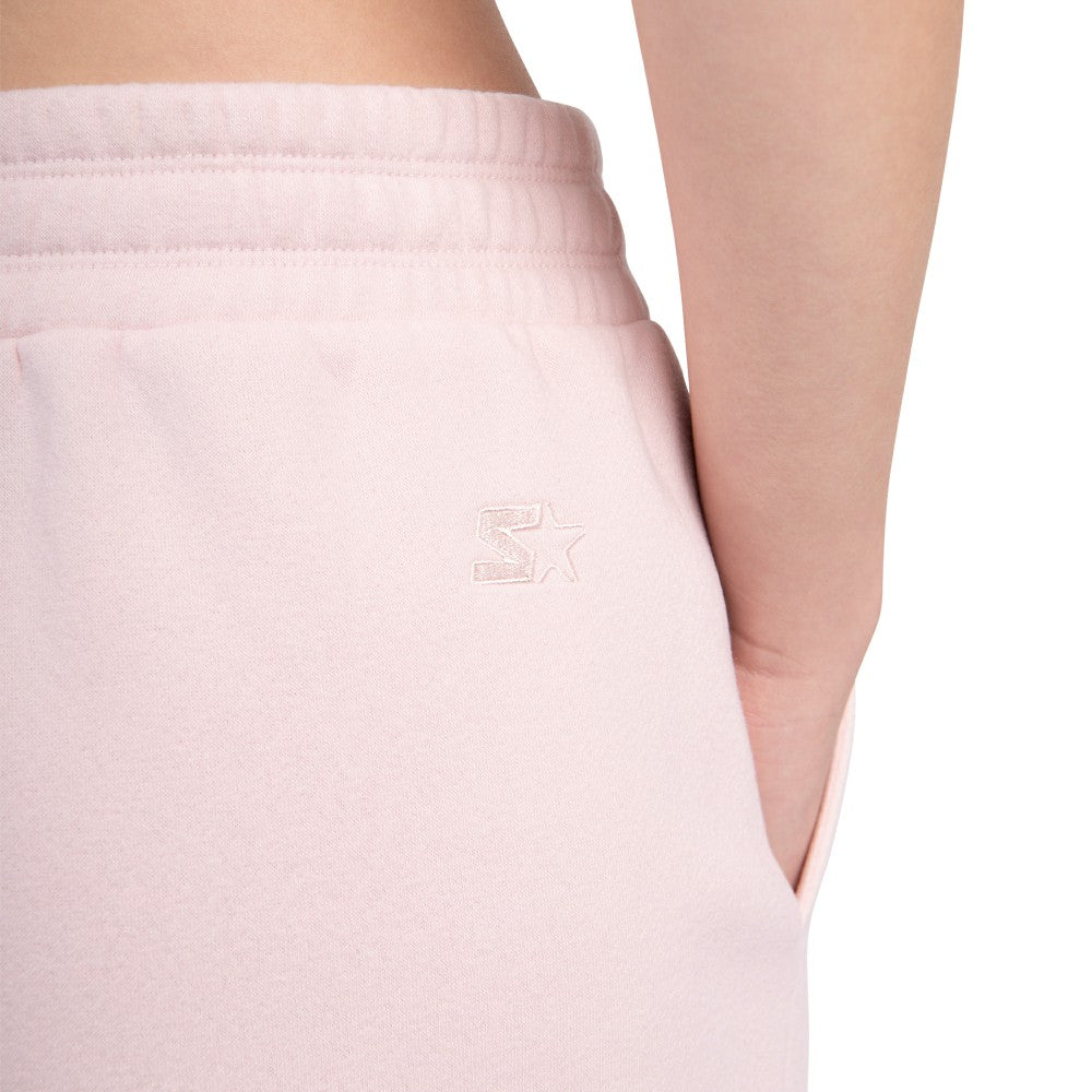 Los Angeles Angels Starter Women's Pastel High Waisted Shorts - Light Pink