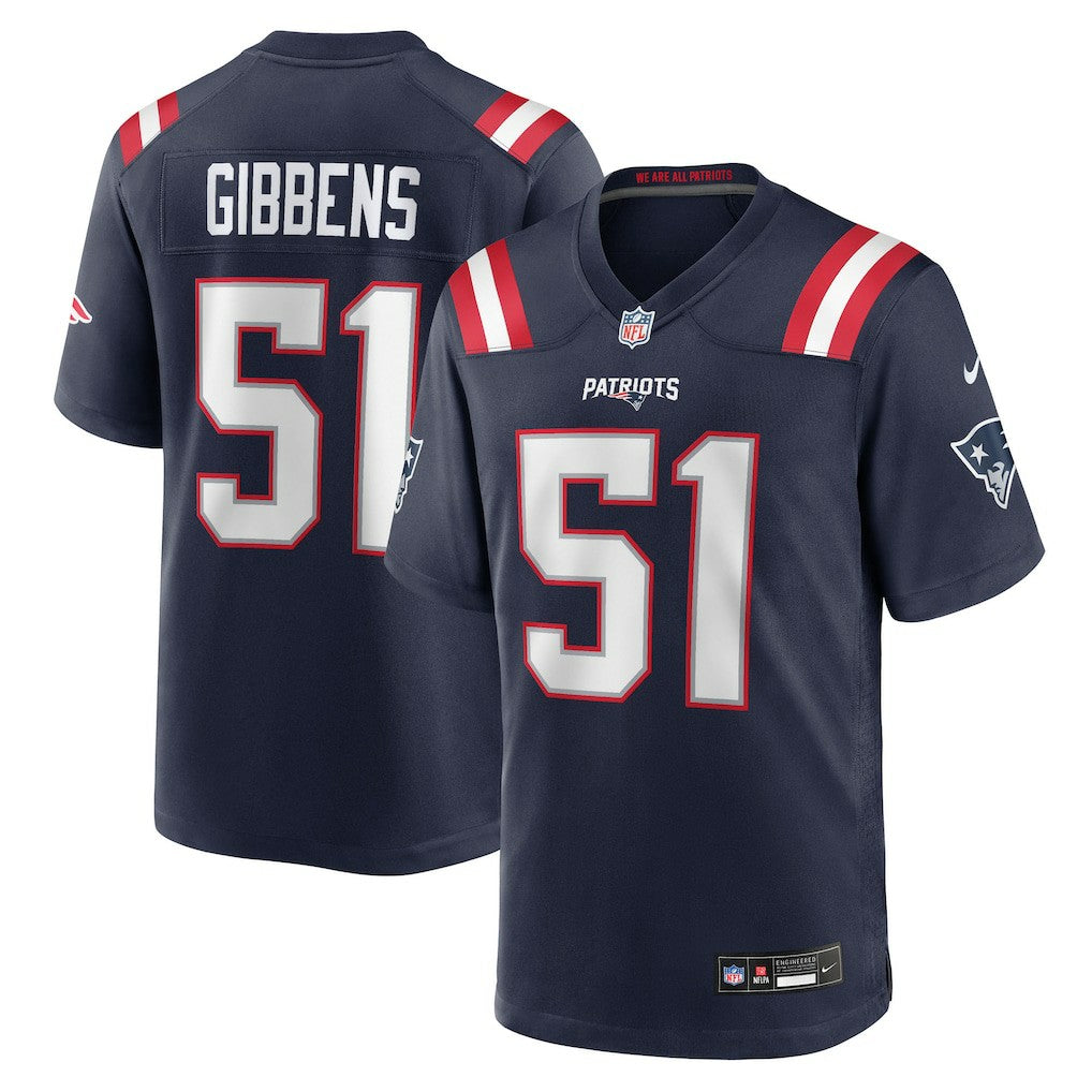 Jack Gibbens New England Patriots Team Game Jersey - Navy | Nike outlet