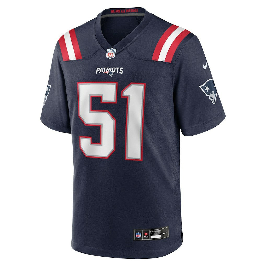 Jack Gibbens New England Patriots Team Game Jersey - Navy | Nike outlet