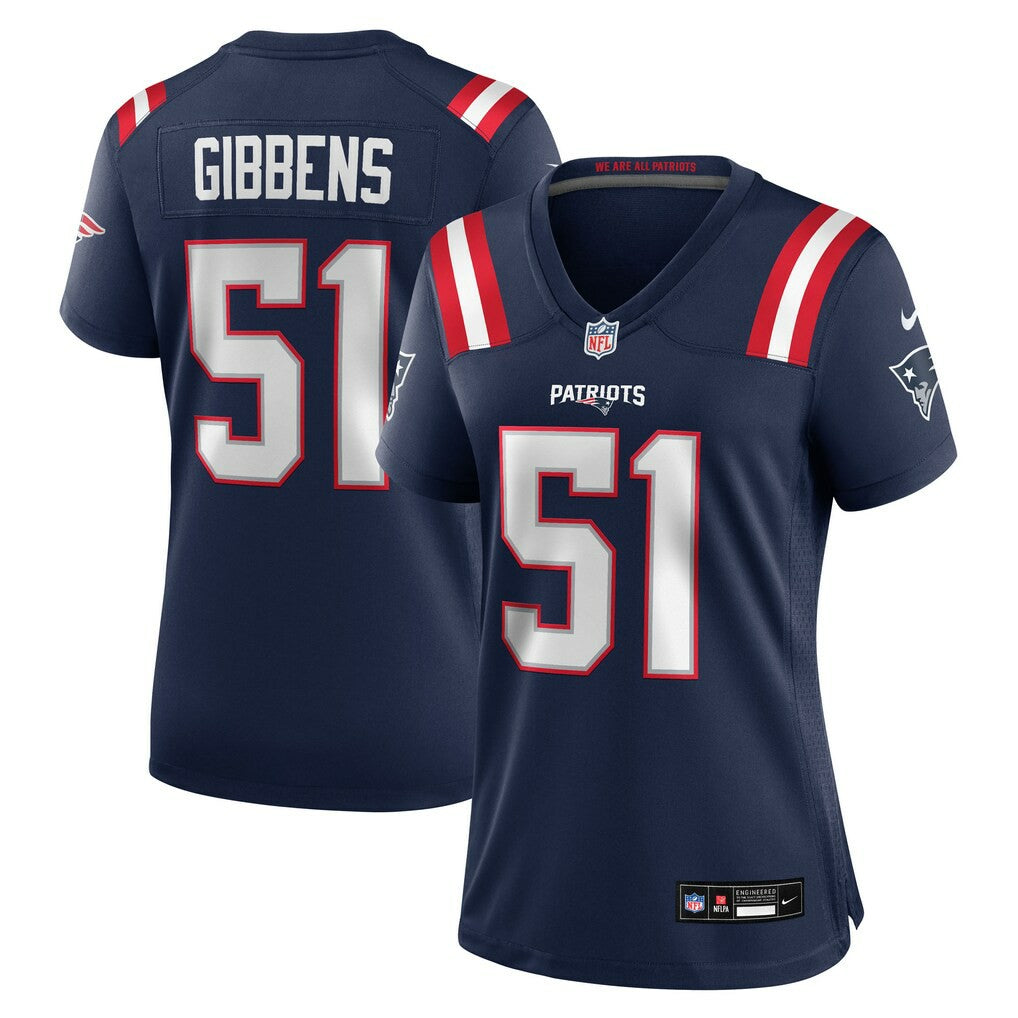 Jack Gibbens New England Patriots Women's Team Game Jersey - Navy | Nike discount