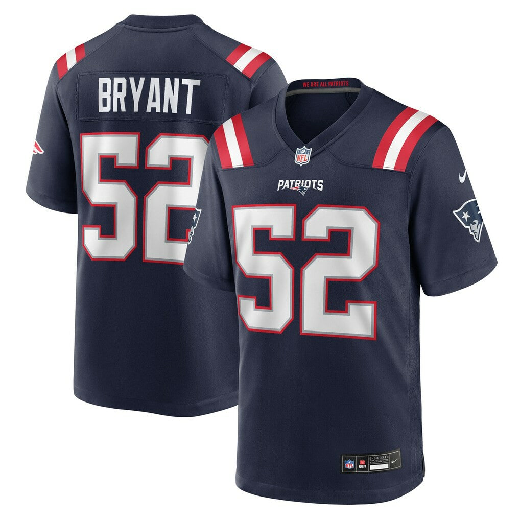 Marcus Bryant New England Patriots Team Game Jersey - Navy | Nike sale