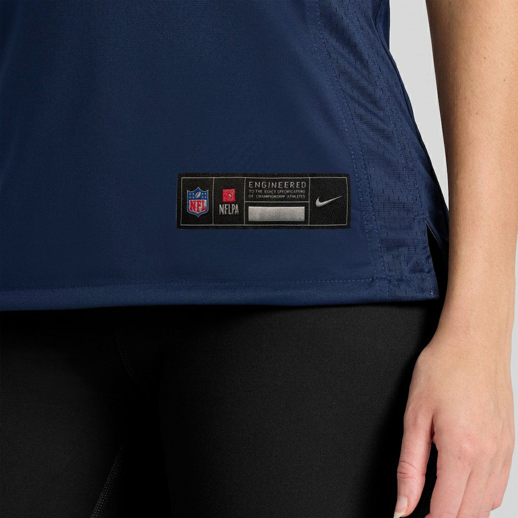 Elijah Ponder New England Patriots Women's Team Game Jersey - Navy | Nike for sale