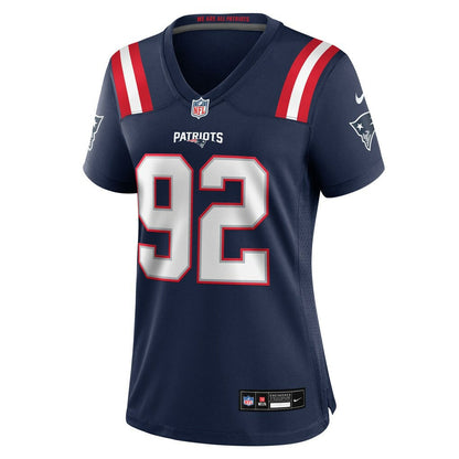 Joshua Farmer New England Patriots Women's Team Game Jersey - Navy | Nike for sale