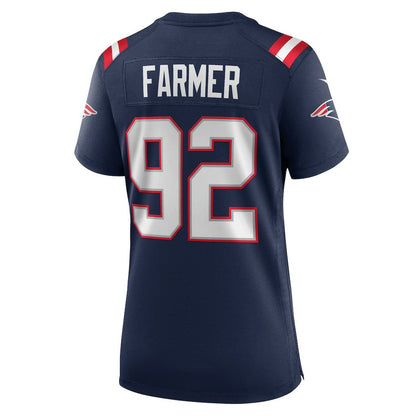 Joshua Farmer New England Patriots Women's Team Game Jersey - Navy | Nike for sale