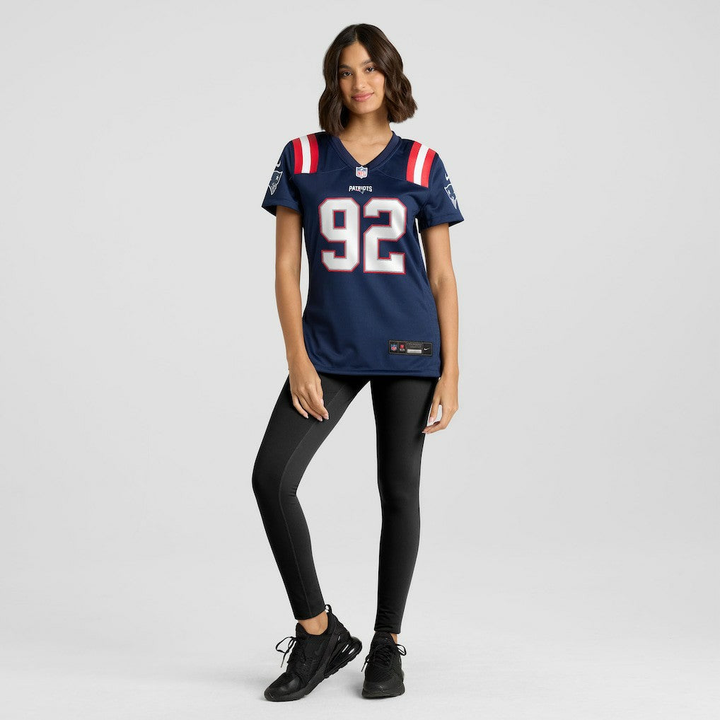 Joshua Farmer New England Patriots Women's Team Game Jersey - Navy | Nike for sale