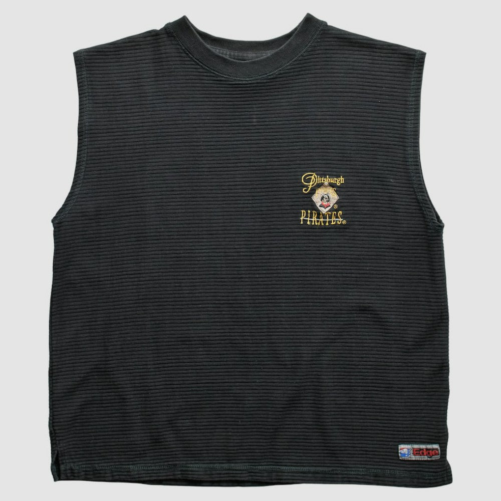 Pittsburgh Pirates The Edge 90s Tank - Black Vintage
