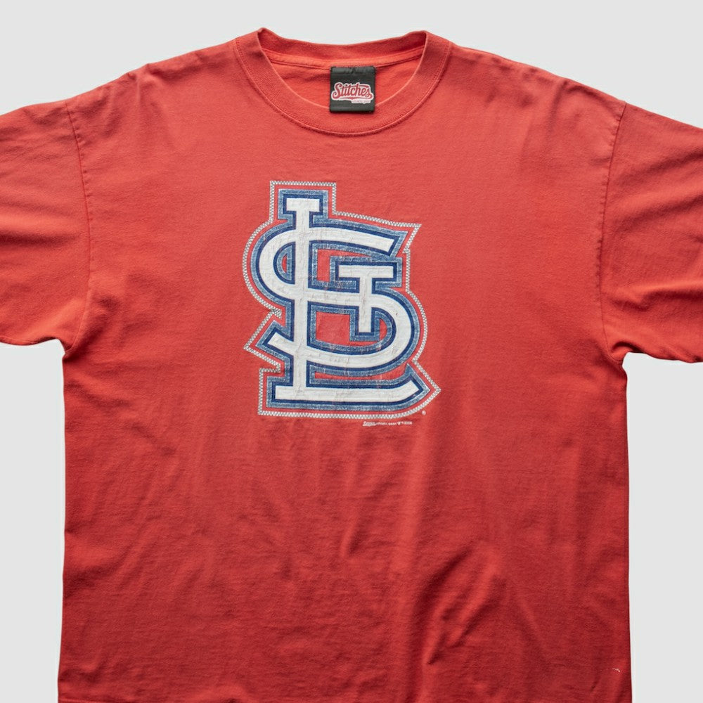 St. Louis Cardinals Stitches 2006 T-Shirt - Red Vintage