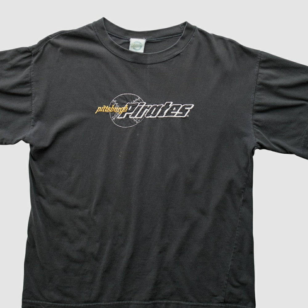 Pittsburgh Pirates 90s T-Shirt - Black Vintage