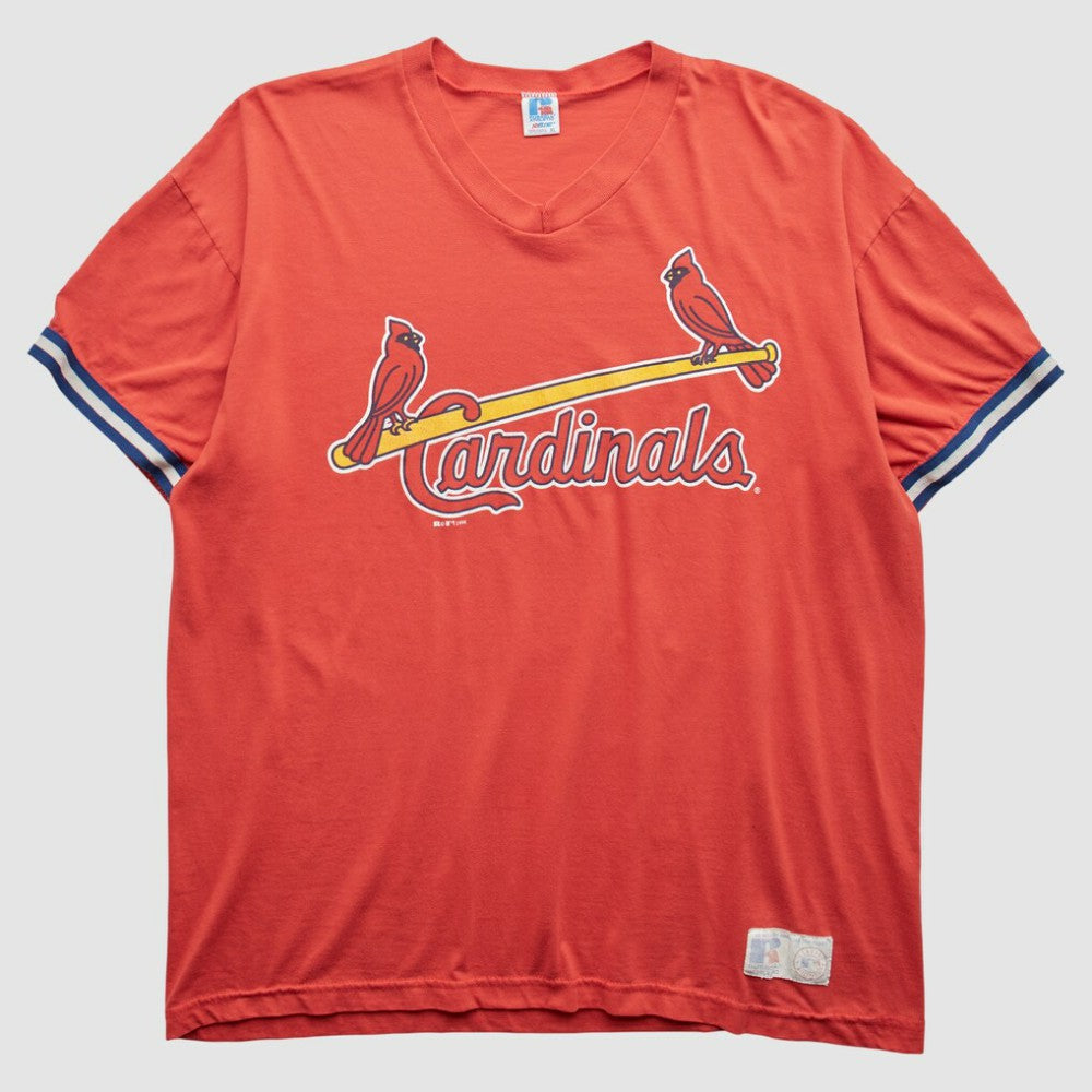 St. Louis Cardinals Russell 1998 T-Shirt - Orange Vintage