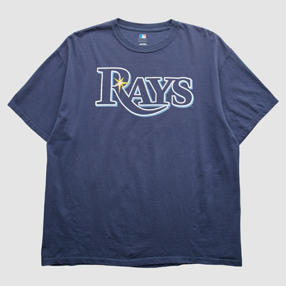 Tampa Bay Rays Genuine Merchandise 2000s T-Shirt - Navy Vintage