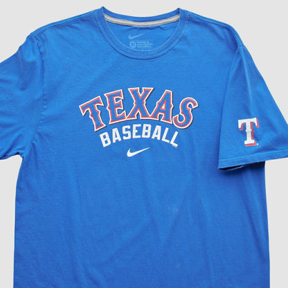 Texas Rangers 2010s T-Shirt - Blue Vintage | Nike