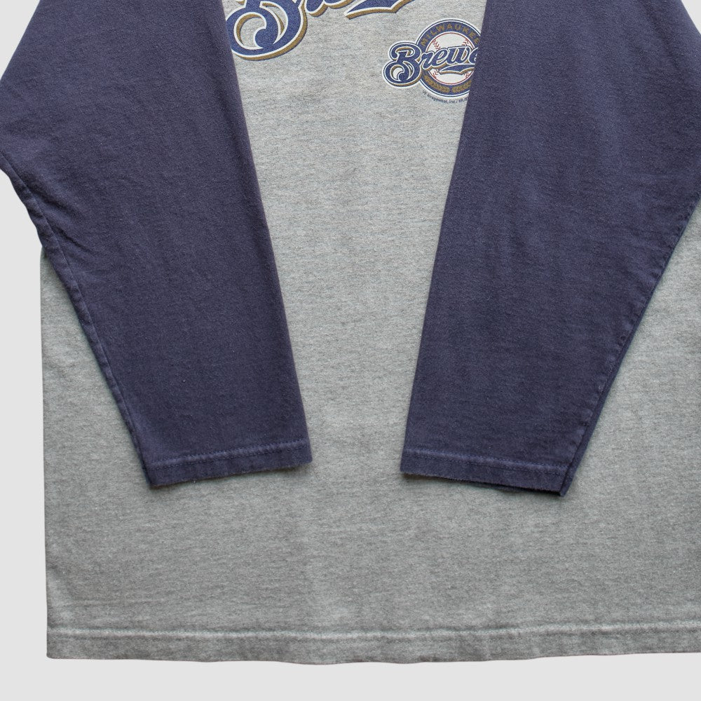 Milwaukee Brewers Lee Apparel 2007 T-Shirt - Heather Gray Vintage