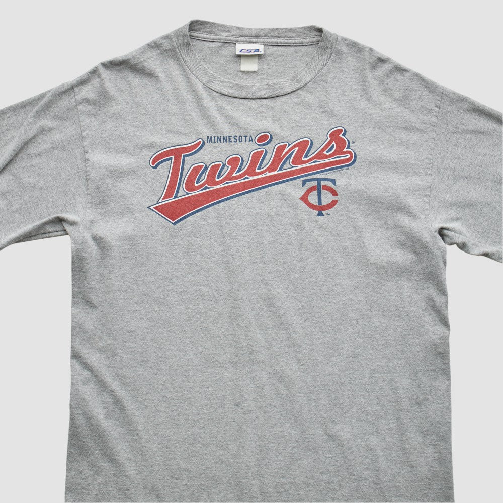 Minnesota Twins CSA 2000s T-Shirt - Gray Vintage