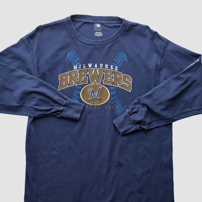 Milwaukee Brewers 2000s T-Shirt - Blue Vintage