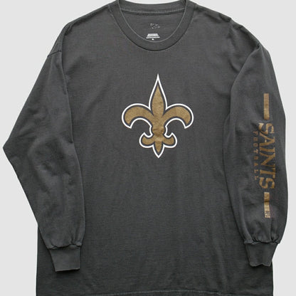 New Orleans Saints 2000s T-Shirt - Black Vintage for sale