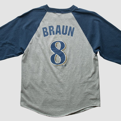 Milwaukee Brewers 2000s T-Shirt - Gray Vintage