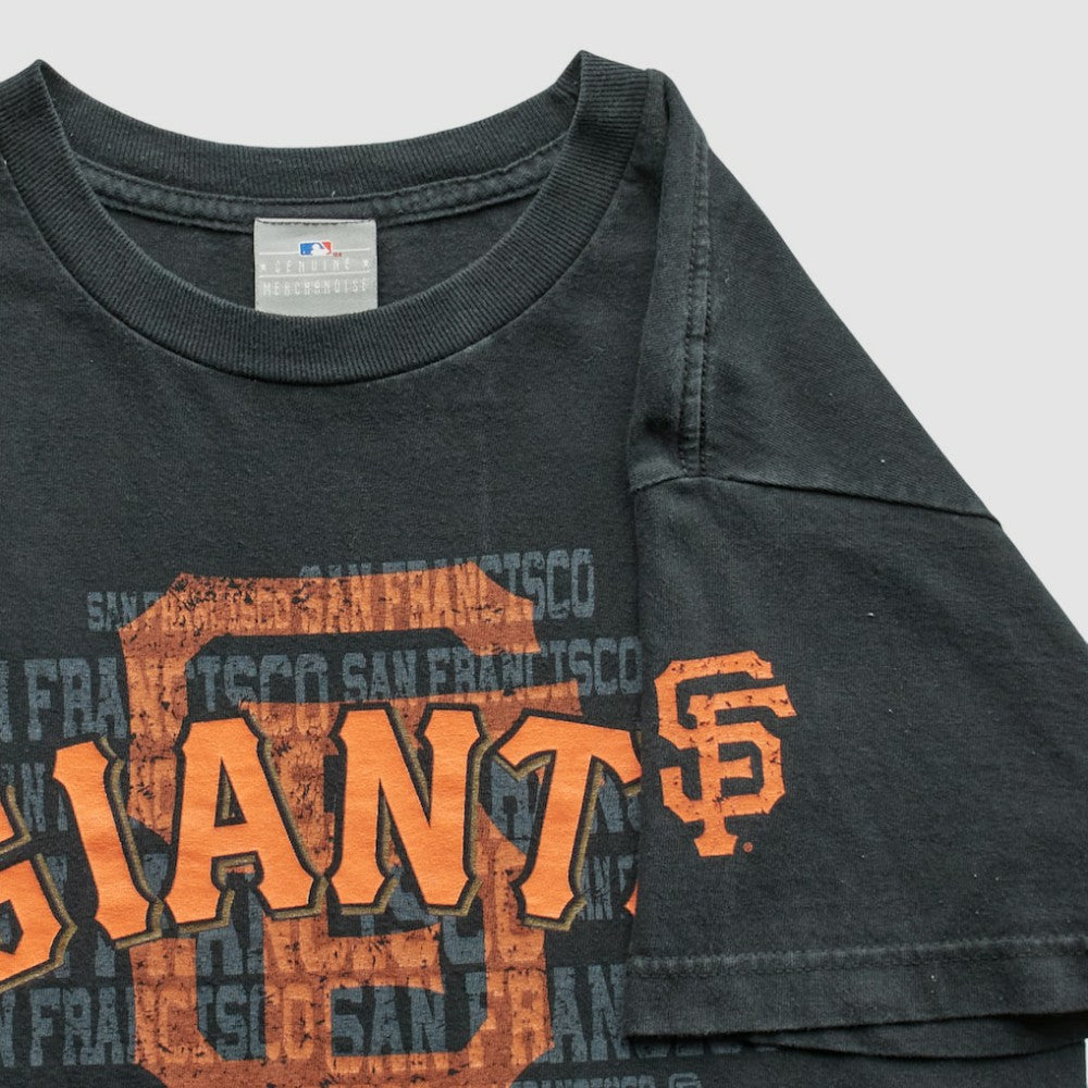 San Francisco Giants Genuine Merchandise 2000s T-Shirt - Black Vintage