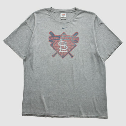 St. Louis Cardinals 2000s T-Shirt - Gray Vintage | Nike